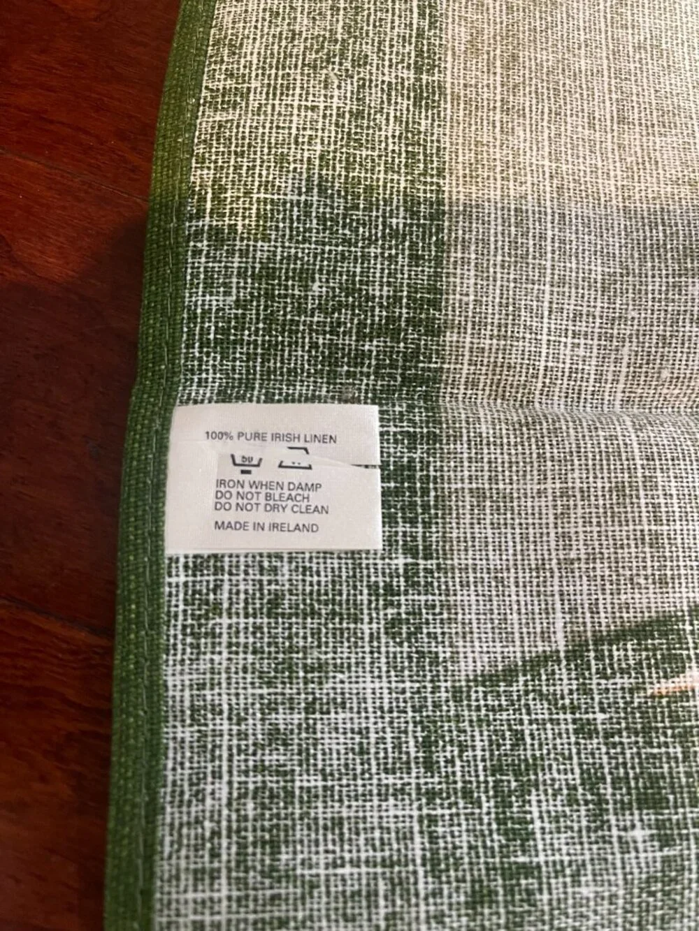 Vintage Harrods London 100% Irish Linen Tea Towel Made in Ireland